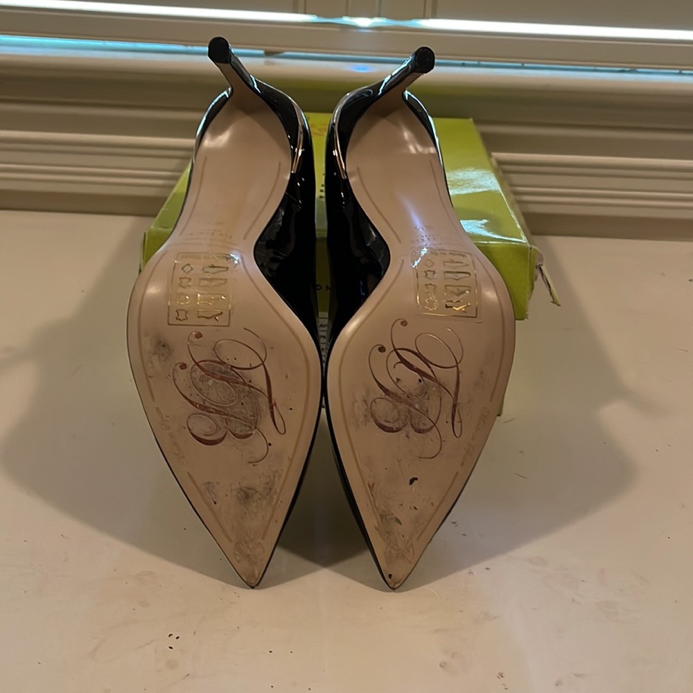 Ted Baker London blk patent heels - Picture 3 of 5